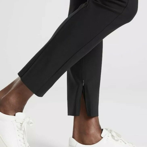 NWT- Athleta Stellar Trouser Pant Black Size 8, 6T - Picture 3 of 6